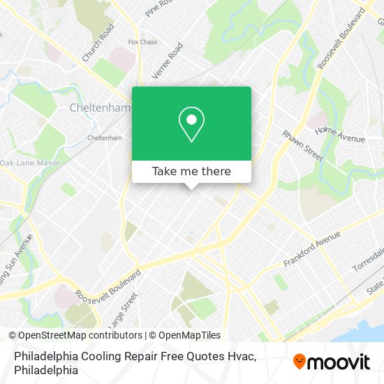 Philadelphia Cooling Repair Free Quotes Hvac map