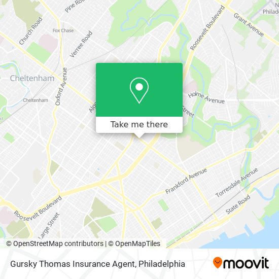 Mapa de Gursky Thomas Insurance Agent