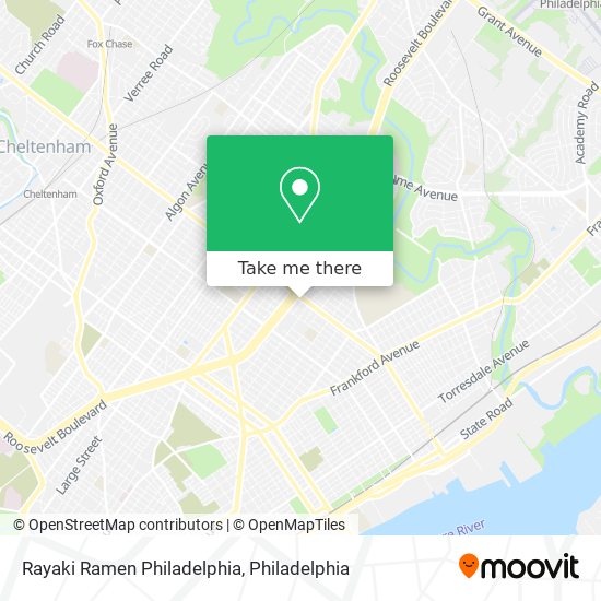 Rayaki Ramen Philadelphia map