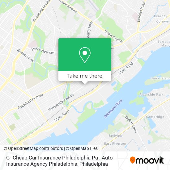 G- Cheap Car Insurance Philadelphia Pa : Auto Insurance Agency Philadelphia map