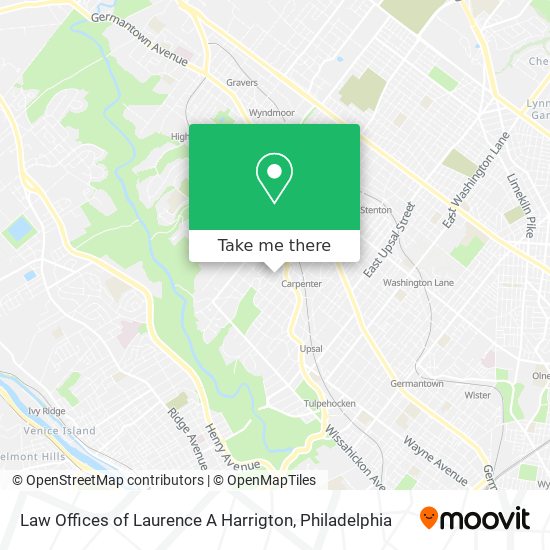 Mapa de Law Offices of Laurence A Harrigton