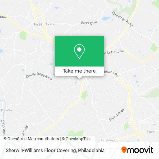 Sherwin-Williams Floor Covering map