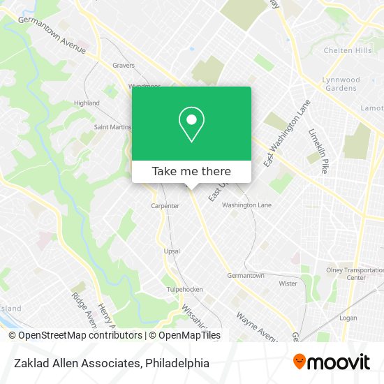 Mapa de Zaklad Allen Associates