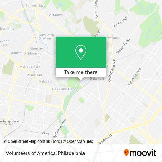 Volunteers of America map