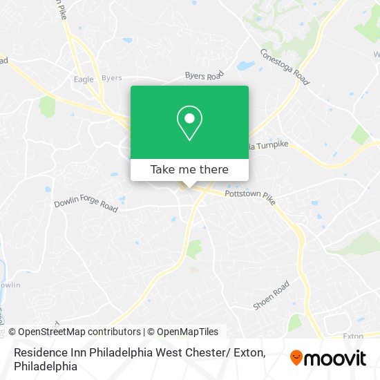 Mapa de Residence Inn Philadelphia West Chester/ Exton