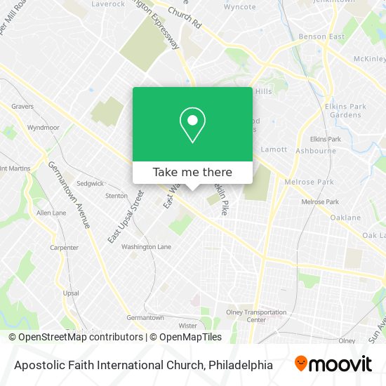 Apostolic Faith International Church map