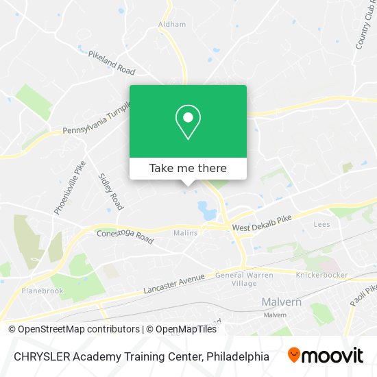 CHRYSLER Academy Training Center map