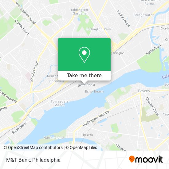 M&T Bank map