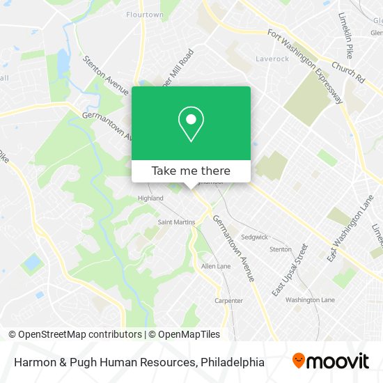 Harmon & Pugh Human Resources map