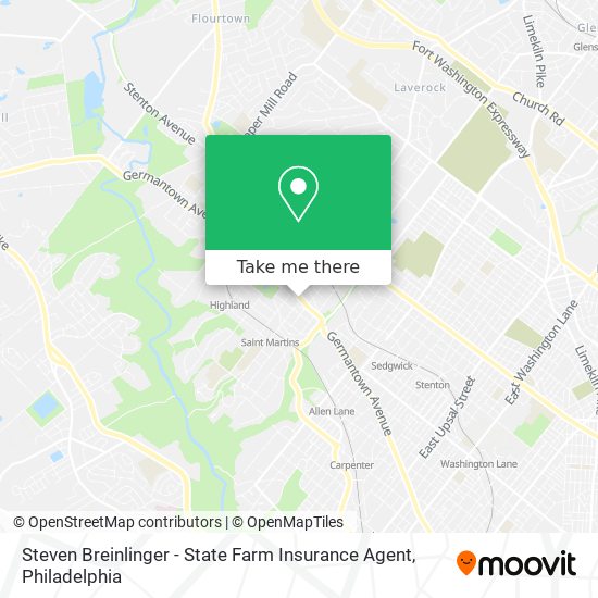 Steven Breinlinger - State Farm Insurance Agent map