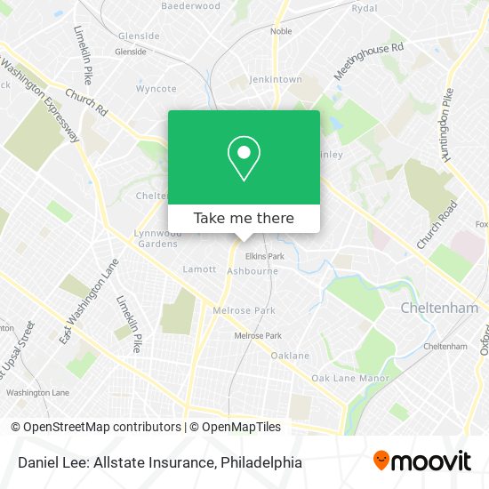 Mapa de Daniel Lee: Allstate Insurance