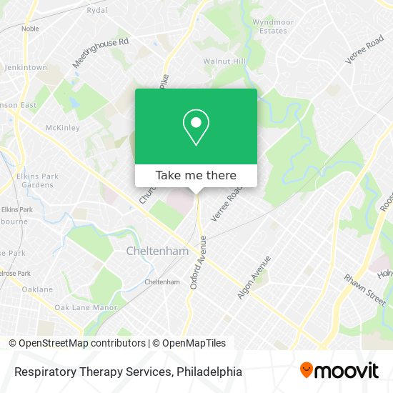 Respiratory Therapy Services map