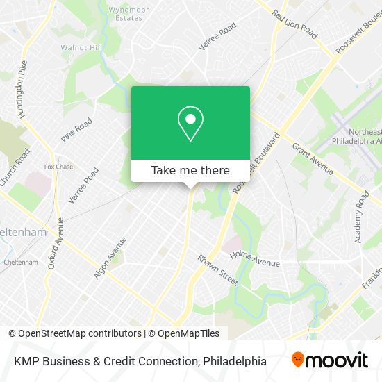 KMP Business & Credit Connection map