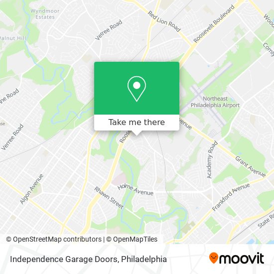 Independence Garage Doors map