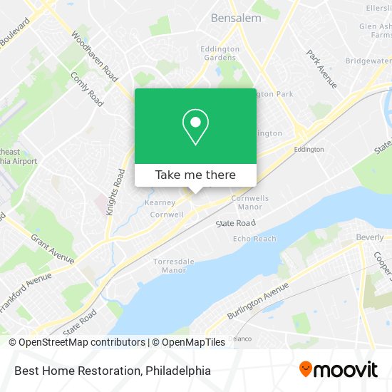 Best Home Restoration map