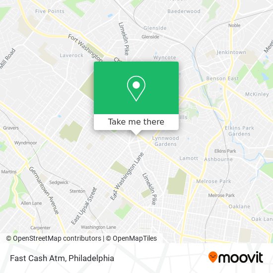 Fast Cash Atm map