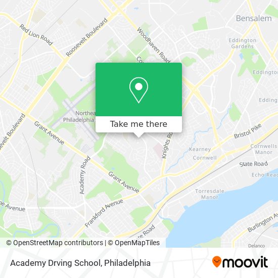 Academy Drving School map