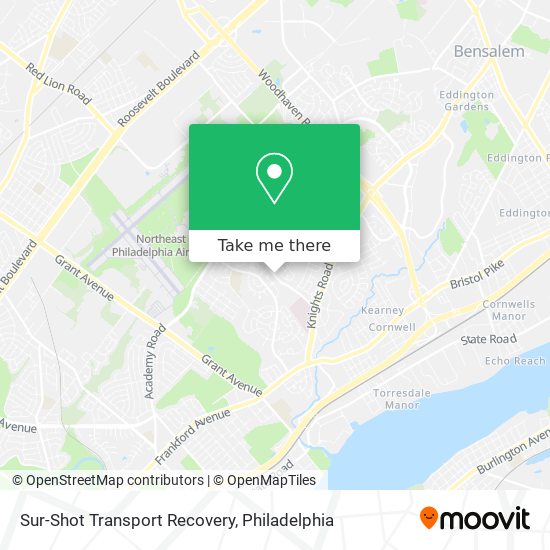 Sur-Shot Transport Recovery map