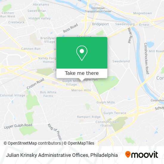 Julian Krinsky Administrative Offices map