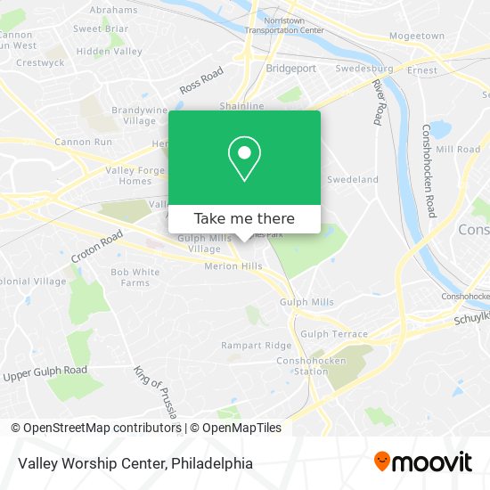 Valley Worship Center map