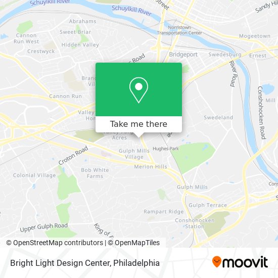 Mapa de Bright Light Design Center
