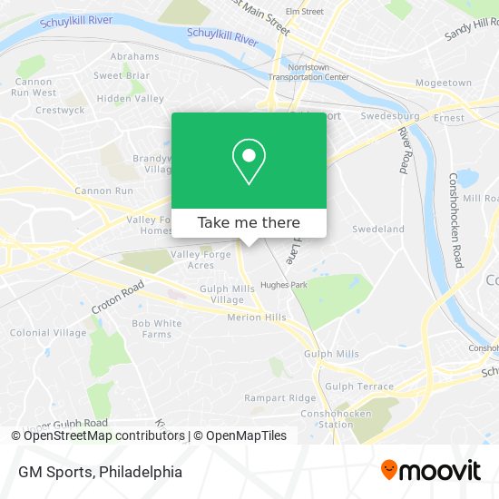 Mapa de GM Sports