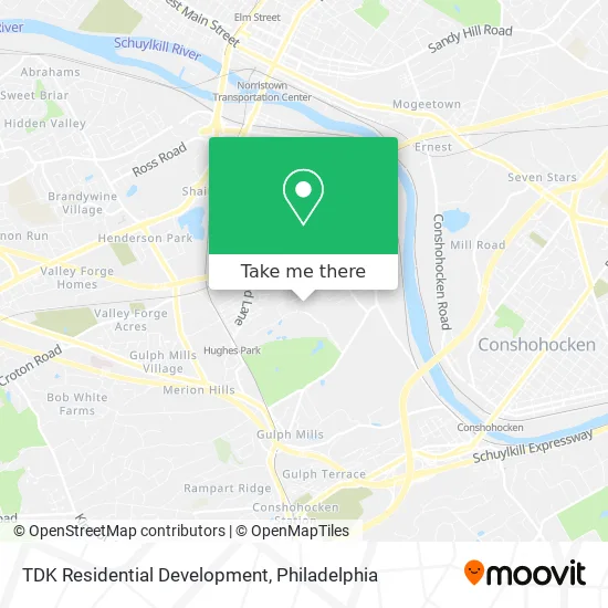 TDK Residential Development map