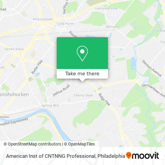 American Inst of CNTNNG Professional map