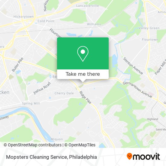 Mopsters Cleaning Service map