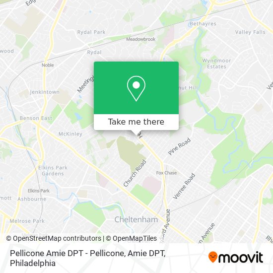 Pellicone Amie DPT - Pellicone, Amie DPT map