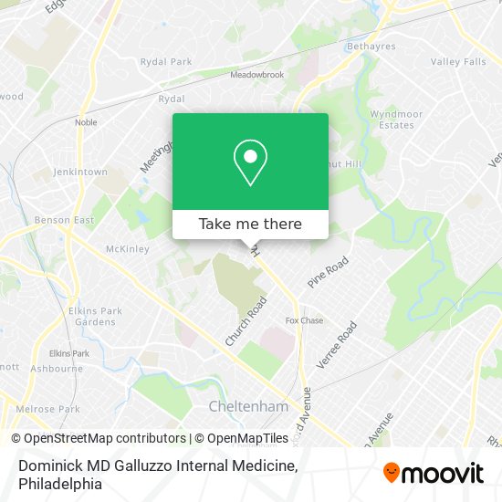 Mapa de Dominick MD Galluzzo Internal Medicine