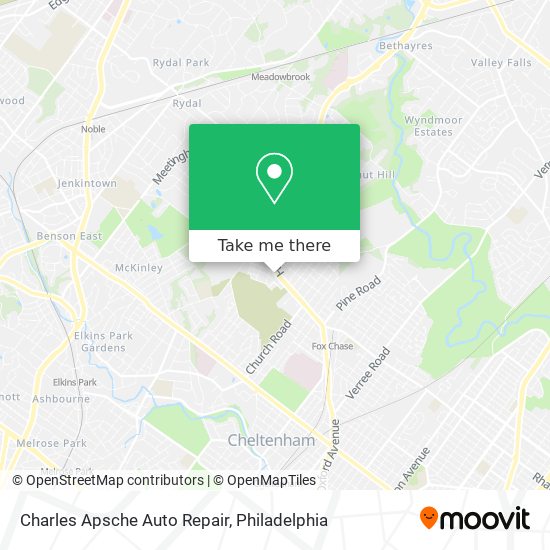 Charles Apsche Auto Repair map