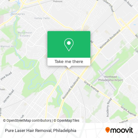 Mapa de Pure Laser Hair Removal