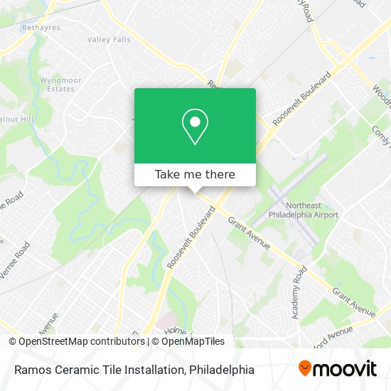 Ramos Ceramic Tile Installation map