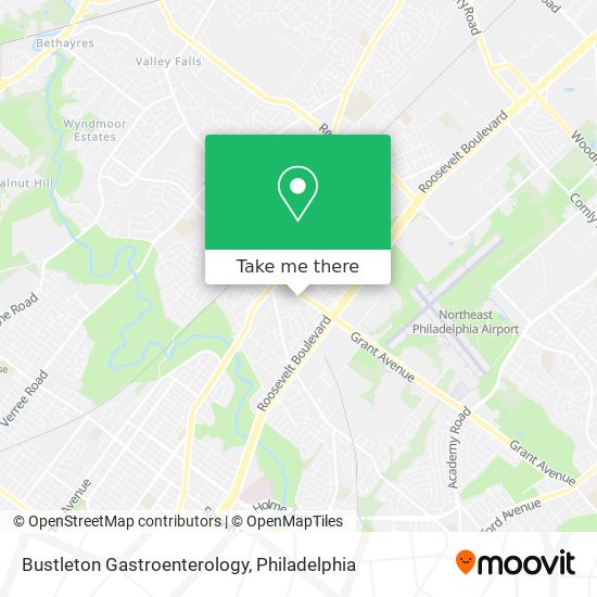 Bustleton Gastroenterology map