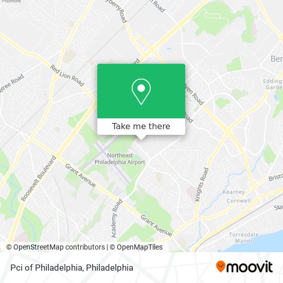 Pci of Philadelphia map