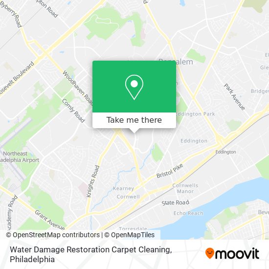 Water Damage Restoration Carpet Cleaning map