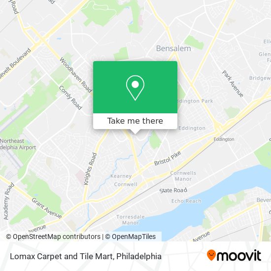 Lomax Carpet and Tile Mart map