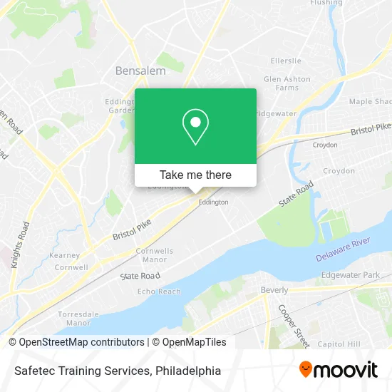 Safetec Training Services map
