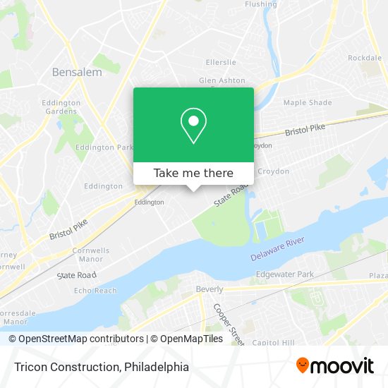 Mapa de Tricon Construction