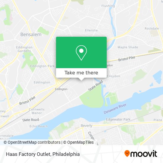 Haas Factory Outlet map