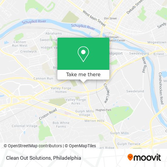 Clean Out Solutions map