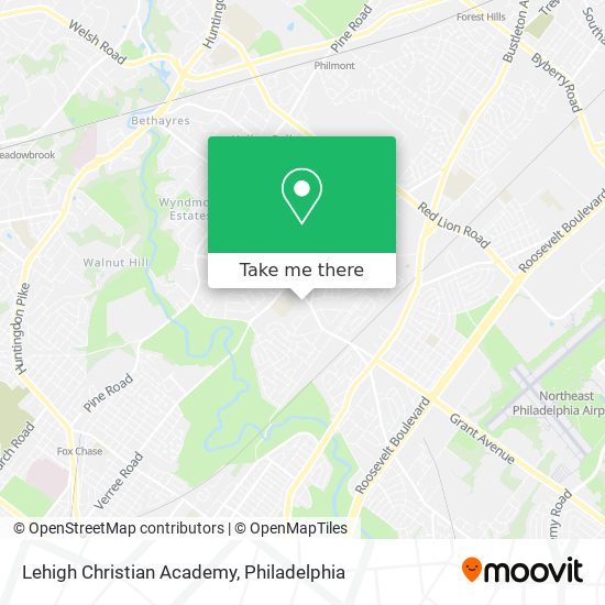 Mapa de Lehigh Christian Academy