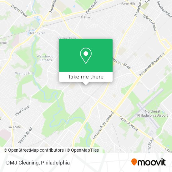 DMJ Cleaning map