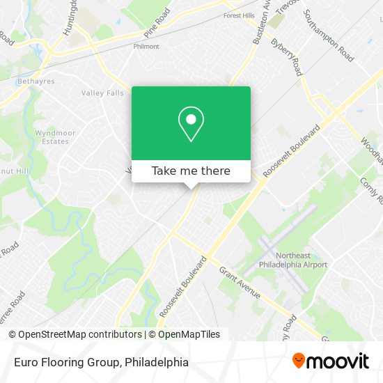 Euro Flooring Group map