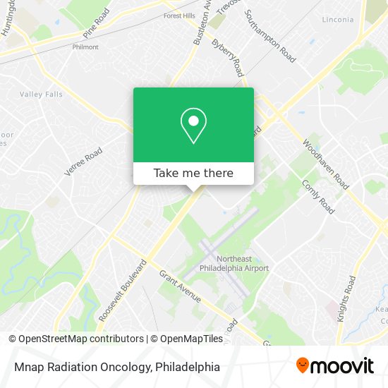 Mnap Radiation Oncology map