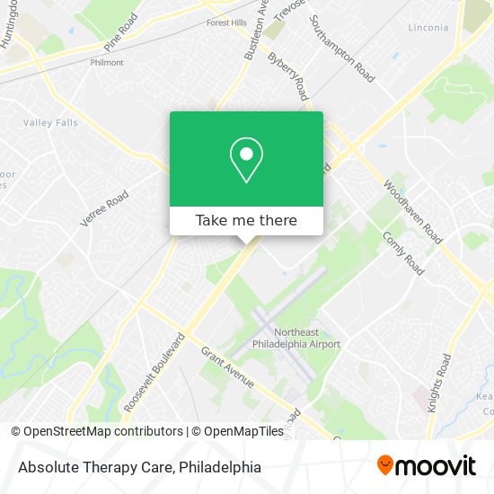 Absolute Therapy Care map