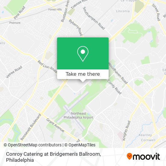 Conroy Catering at Bridgemen's Ballroom map