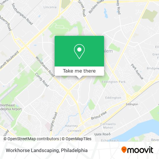 Workhorse Landscaping map