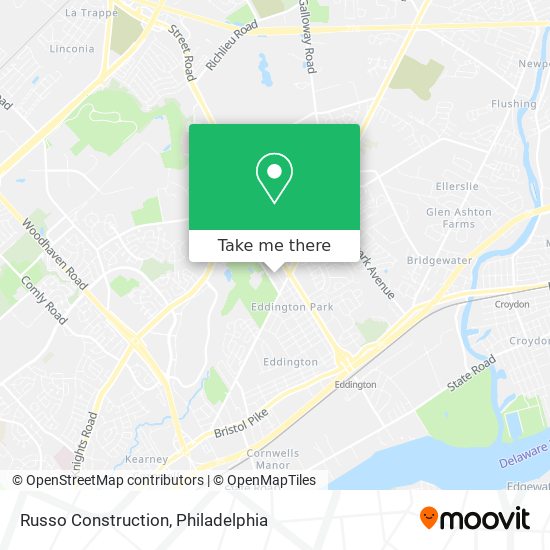 Russo Construction map